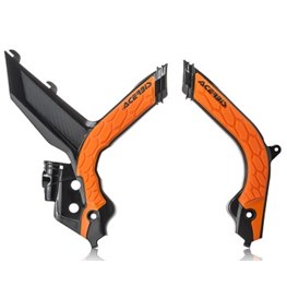 ACERBIS FRAME GUARD X-GRIP BLACK/ORANGE, KTM SX/SX-F 125-450 19-22