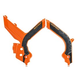 ACERBIS FRAME GUARD X-GRIP ORANGE/BLACK, KTM SX/SX-F 125-450 19-22