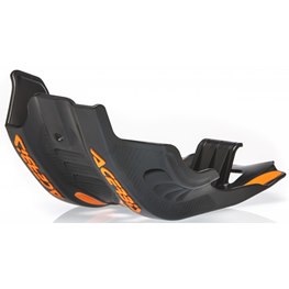 ACERBIS SKIDPLATE BLACK/ORANGE, KTM EXC-F 450/500 20-22