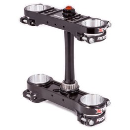 X-Trig ROCS Triple Clamp Kit Black 20-22 mm Off Set, KTM SX/SX-F 125-450 13-21, EXC/EXC-F 125-350 14-21, HQV TC/FC 125-450 14-21, TE/FE/TX 125-501 15-21
