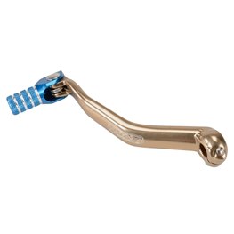 Jax Metals Gear Lever Titanium/Blue, HQV TC/TE 250/300 14-17