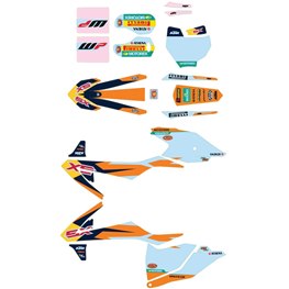 FACTORY GRAPHICS KIT, KTM SX 85 18-22