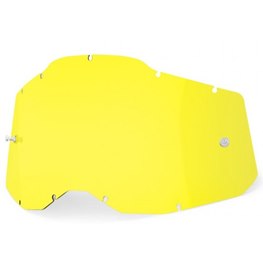 100% RACECRAFT 2/ACCURI 2/STRATA 2, YELLOW LENS