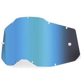 100% RACECRAFT 2/ACCURI 2/STRATA 2, MIRROR BLUE LENS