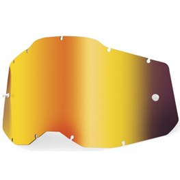 100% RACECRAFT 2/ACCURI 2/STRATA 2, MIRROR RED LENS
