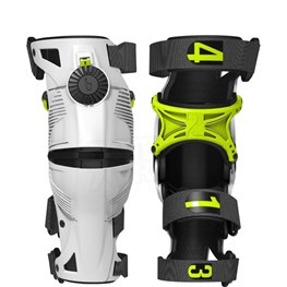 Mobius X8 Knäskydd Vit/Gul
