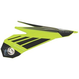 6D BLADE VISOR, BLACK/NEON YELLOW