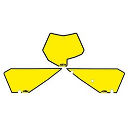 £ NR PLATE BACKGROUNDS (3 parts), KTM SX/SX-F 07-10