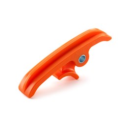 LOWER CHAIN SLIDER CPL ORANGE, KTM SX/SX-F 125-450 07-22, EXC/EXC-F 09-23, XC-W 125 17-19