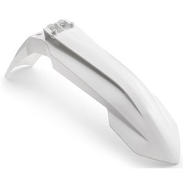 FRONT FENDER CERAMIC WHITE, KTM SX 125/150 16-22, SX 250 17-22, SX-F 16-22, EXC/EXC-F 17-23, XC-W 125 17-19