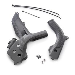 FRAME PROTECTION SET BLACK, KTM SX/SX-F 125-450 19-22, EXC/EXC-F 20-23