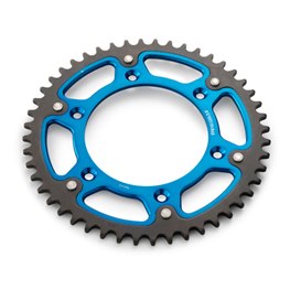 HQV REAR SPROCKET 48-52 BLUE MX ENDURO, HQV 125- 501, 14->, ENDURO/SUPERMOTO 701 16->