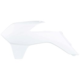 £ Polisport Radiator Covers (White KTM) KTM SX 125/150 13-15 SX 250 13-16 SX-F 250-450 13-15, EXC 125-500 14-16