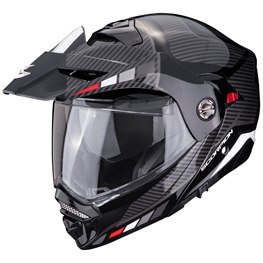 SCORPION ADX-2 CAMINO Svart/Silver/Röd