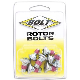 £ Skivbromsbult Kit Fram/Bak, 4xM6-13, 4xM8-15 med Loctite, Suzuki RMZ, Kawasaki KX/KXF