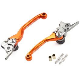 ZETA FP Lever Kit (Magura Clutch) Orange, KTM SX 125/150 <-13, EXC 125/200 <- 13, SX-F 450 09-12