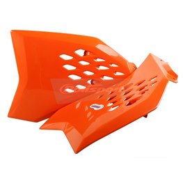 £ Polisport Radiator Cover Orange, KTM SX 65 09-15