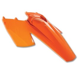 £ Polisport Rear Fender Orange, KTM EXC/EXC-F 125-530 08-11, SX/SX-F 07-10