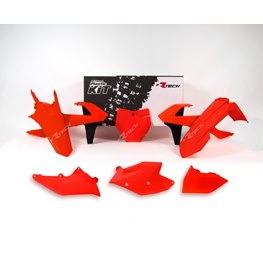 Rtech Plastkit Neon Orange (inkl plåt fram), KTM SX 125/150 16-18, SX 250 17-18, SX-F 16-18