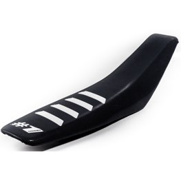 ONEGRIPPER  SADELÖVERDRAG RIBBED SVART/VIT