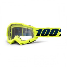 100%, ACCURI 2 GLASÖGON YELLOW - CLEAR LENS, VUXEN