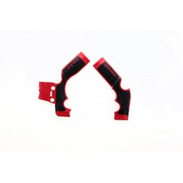 ACERBIS FRAME GUARD X-GRIP ORANGE SX/TC 65 14-23 MC65 21-23 RED/BLACK