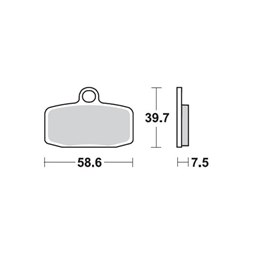 FRAM SINTERED, KTM SX 85 12-20, FREERIDE 250/350 12-20, HQV TC 85 14-20