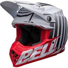BELL MOTO9S FLEX Sprint Matte Gloss White/Red