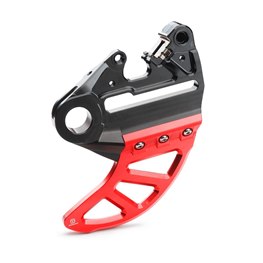 BRAKE CALIPER SUPPORT WITH BRAKE DISC GUARD