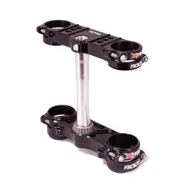 Triple Clamp ROCS Tech KTM/HQ MX 2023, 22 mm Black