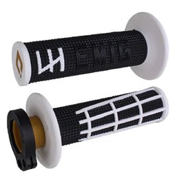 ODI EMIG 2.0 - V2 Lock-On Grip, Black/White