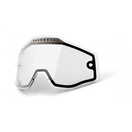 100%, Lens Vented Dual Anti-Fog, Clear