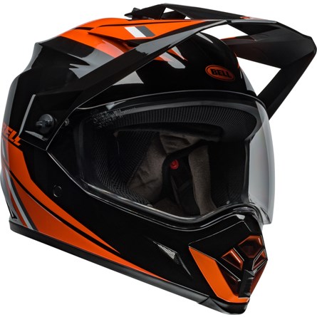 BELL MX-9 Adventure MIPS Helmet Alpine Gloss Black/Orange