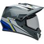 BELL MX-9 Adventure MIPS Helmet Alpine Gloss Gray/Blue
