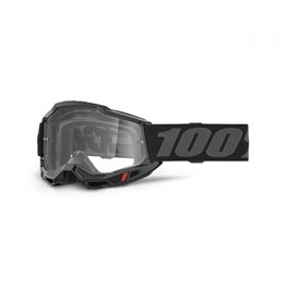 100%, ACCURI 2 Glasögon Black Clear Lens, VUXEN, SVART