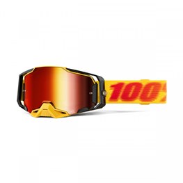 100%, ARMEGA Glasögon Tetsu Mirror Red Lens, VUXEN
