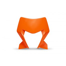 Enduro plåt fram, orange 2024/2025