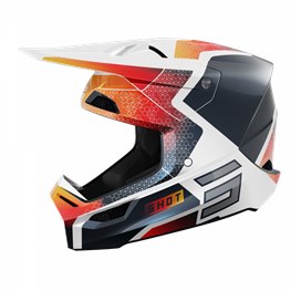 Shot, HJÄLM FURIOUS PHASER BLUE RED PEARLY, BARN