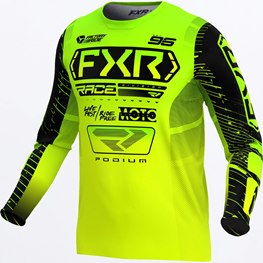 YTH PODIUM MX JERSEY 25 M HIVIS/LIME/BLACK