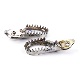 X-GRIP TITAN PIRANHAS FOOTPEGS V3 -5 DOWN/-5 BACK, KTM/HQV/GASGAS