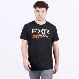 M RACE DIV PREMIUM T-SHIRT 25S Black/ Orange