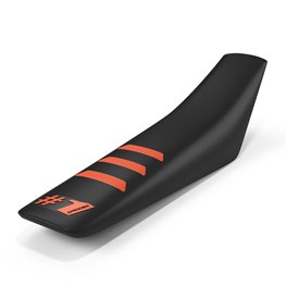 ONEGRIPPER  SADELÖVERDRAG LIGHT RIBBED BLACK/ORANGE