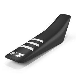 ONEGRIPPER  SADELÖVERDRAG LIGHT RIBBED BLACK/WHITE