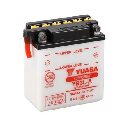 Batteri Yuasa YB3L-A Exkl. Miljöavg.   1 kr