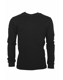 CALVIN KLEIN JEANS Monogram Badge Waffle LS