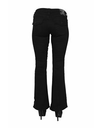 TRUE RELIGION Joey Low Rise Black Body Rinse Jeans