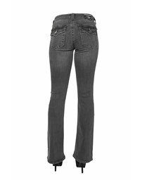TRUE RELIGION Becca Mid Rise Bootcut Charcoal Jeans