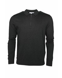 SELECTED SLHBerg LS Half Zip Polo Noos