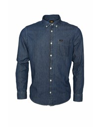 Lee Button Down Mid Stone