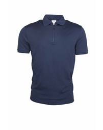 SELECTED SLHFave Zip SS Polo B